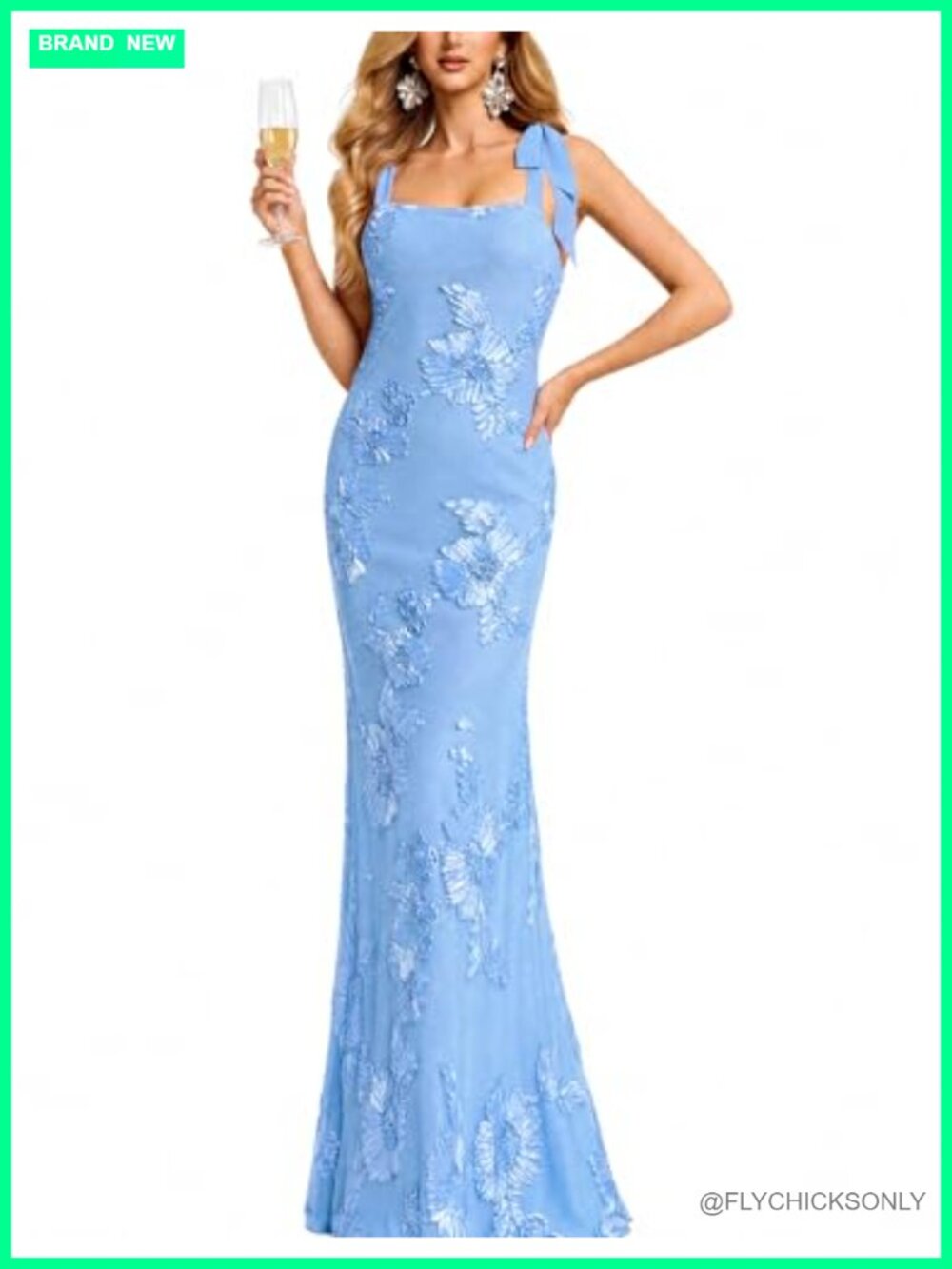 Womens Floral Bodycon Mermaid Maxi Dress Formal Wedding Guest